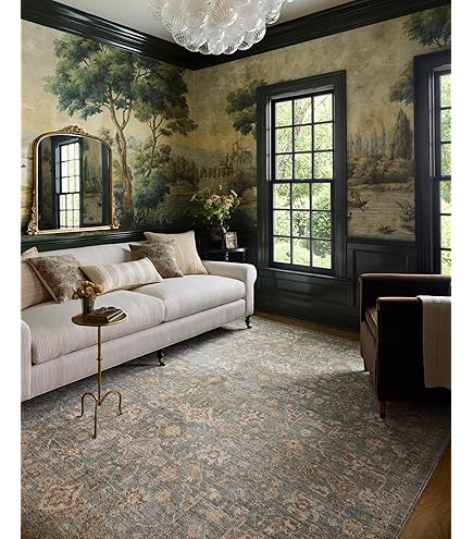 Amazon.com: Loloi Chris Loves Julia Palma Collection PLM-05 Blue